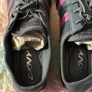 DKNY Gray and Pink Athletic Shoes